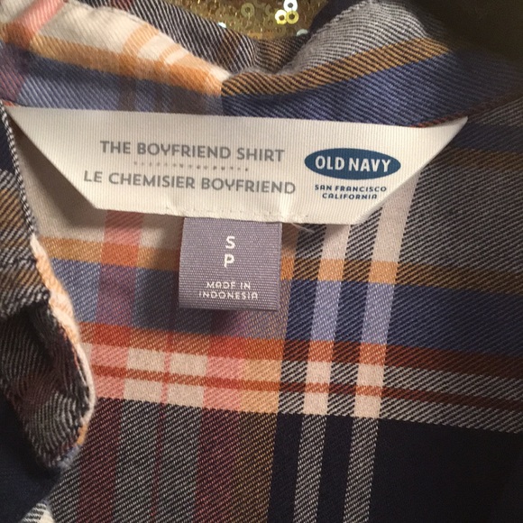Old Navy Plaid Button Down - Picture 2 of 5